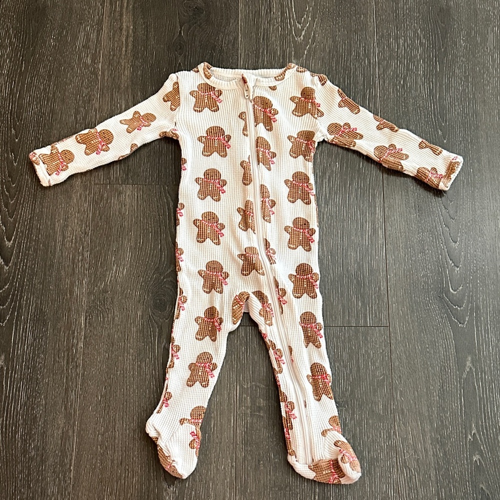 SpearmintLOVE Gingerbread Print Kids One Piece
